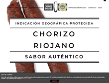 Tablet Screenshot of chorizoriojano.org